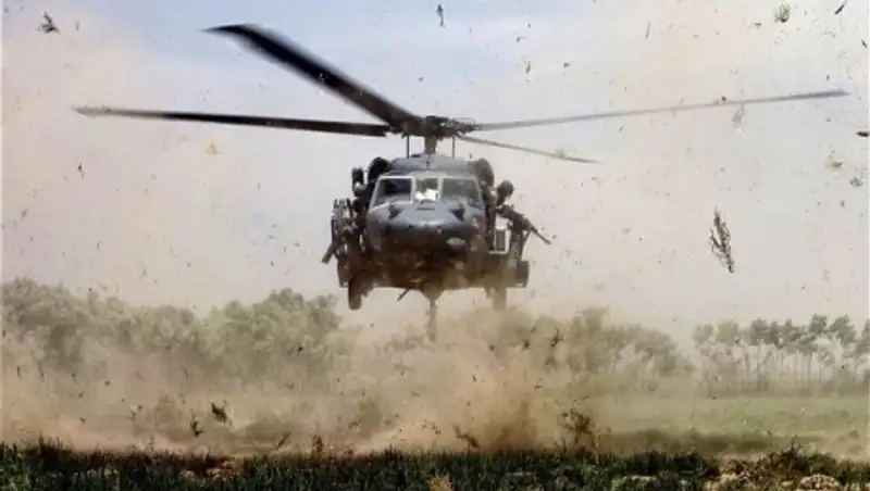 СМИ: военный вертолет потерпел крушение на юге Афганистана