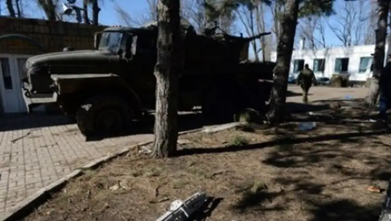 В Луганской области подорвали грузовик с украинскими военными