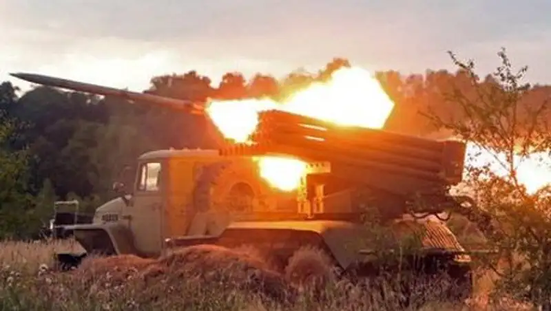 Украинская армия продолжила обстрел Горловки из «Градов»