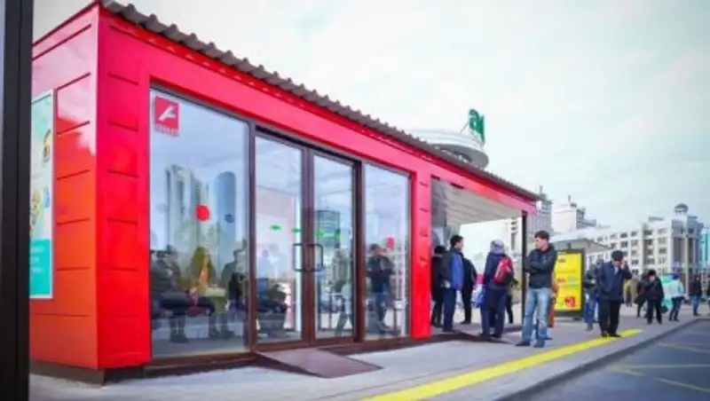 Установку теплых остановок в Астане решили приостановить