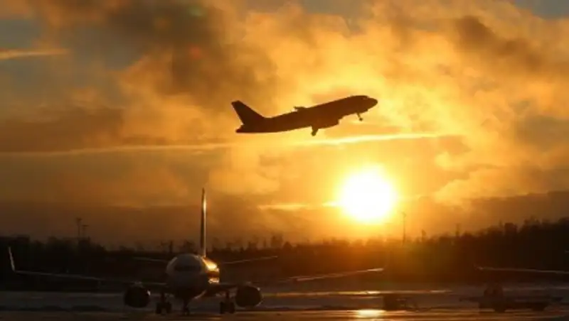 В двигатель самолета, летевшего из Минска в Петербург, попала птица