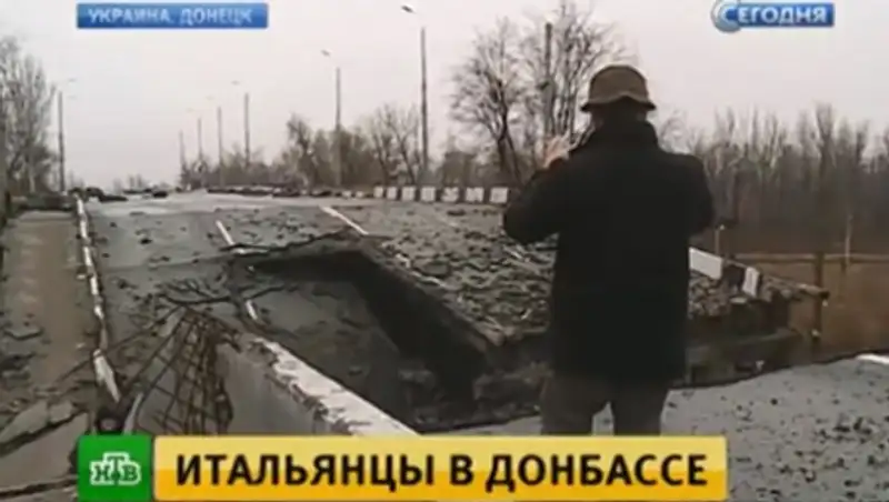 Итальянцы пришли в шок, увидев последствия войны в Донецке