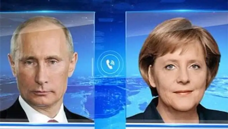 Путин в разговоре Меркель осудил действия Киева на юго-востоке