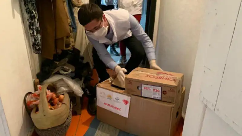 Nur Otan: В Туркестане стартовала акция "Біз біргеміз!"