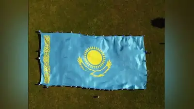 флаг Казахстана, фото - Новости Zakon.kz от 14.05.2023 13:29