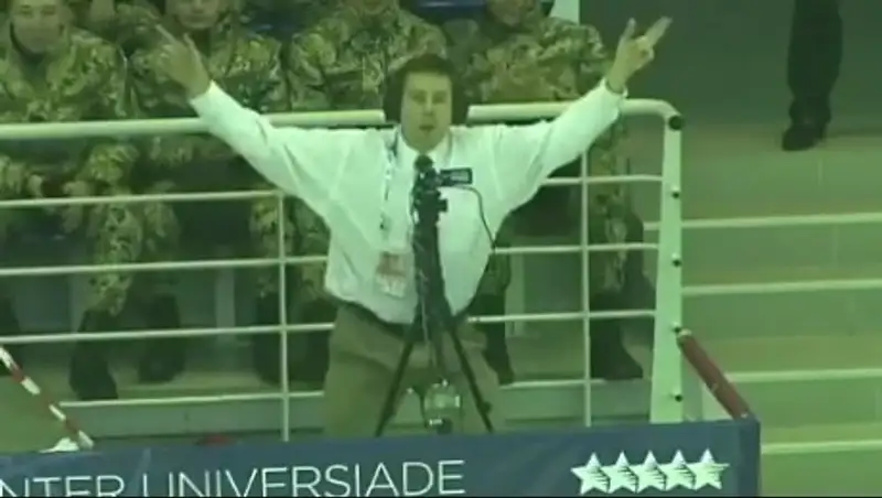 Оператор "зажёг" на Универсиаде