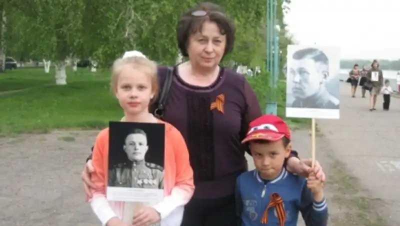 Более 500 детей поучаствовали в акции «Бессмертный полк» в Усть-Каменогорске