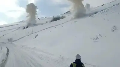 сход лавин, фото - Новости Zakon.kz от 18.02.2023 21:11