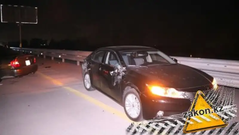 Автомобиль со спящими пассажирами на встречке Капчагайской трассы спровоцировал ДТП