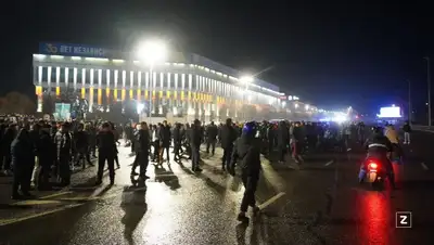 Митинги в Алматы, фото - Новости Zakon.kz от 19.01.2022 10:45