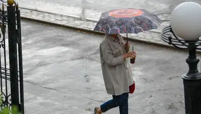 Дождь в Алматы, фото - Новости Zakon.kz от 04.03.2022 15:32