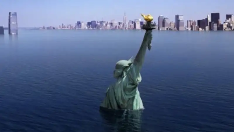 "Гибель" Нью-Йорка из-за глобального потепления показали на видео