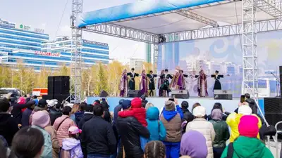 Как отмечают День единства народа Казахстана в Астане, фото - Новости Zakon.kz от 01.05.2023 17:52
