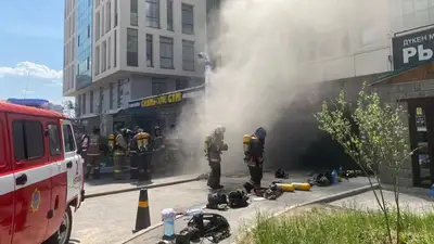 Стало известно, что горело в паркинге столичного ЖК, фото - Новости Zakon.kz от 06.06.2023 15:10