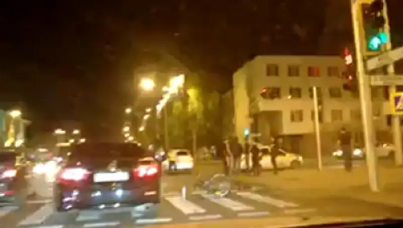 В Астане произошло ДТП с участием велосипедиста