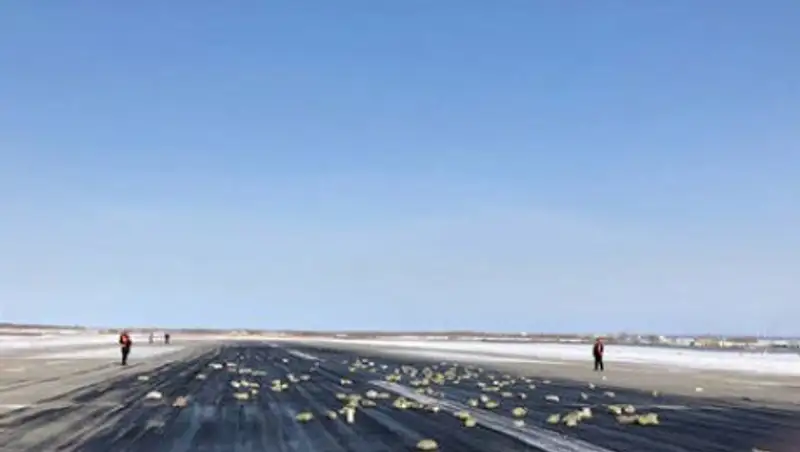 Из самолета в Якутске выпали слитки золота и платины