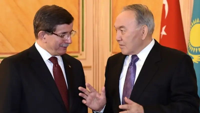 Назарбаев встретился с Премьер-Министром Турецкой Республики Ахметом Давутоглу