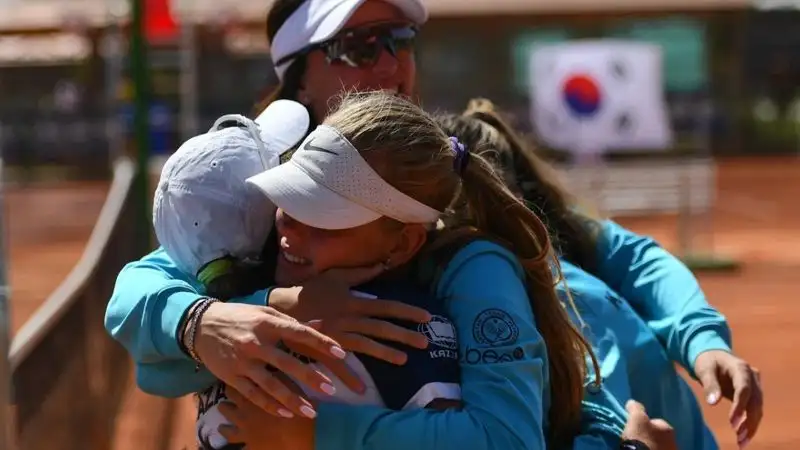 Теннис Отбор ЧМ-2023, фото - Новости Zakon.kz от 06.05.2023 19:08