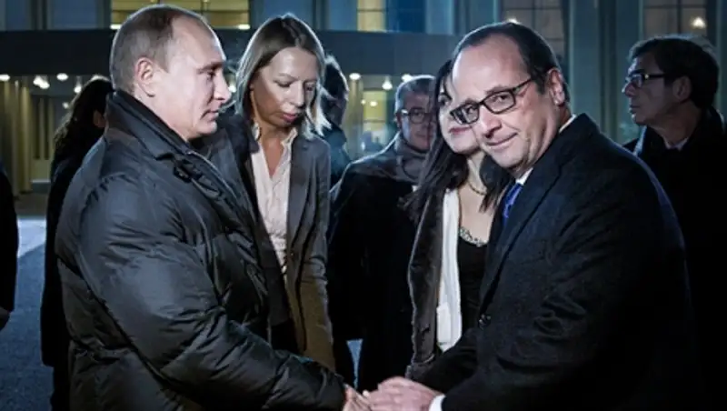 К встрече с Путиным Олланда подтолкнуло послание российского президента 