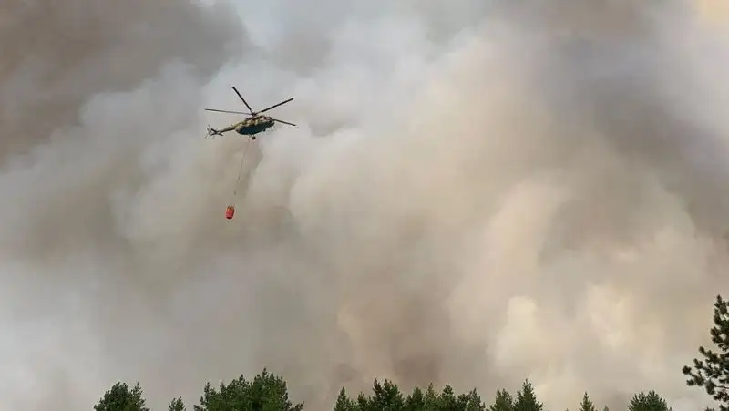 В Костанайской области продолжается борьба с пожарами – комиссия подсчитывает ущерб, фото - Новости Zakon.kz от 04.09.2022 18:55