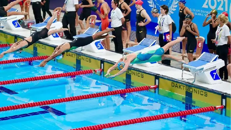 Плавание Исламские игры Три бронзы, фото - Новости Zakon.kz от 17.08.2022 12:00