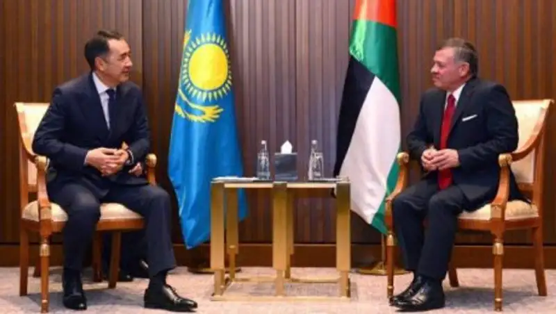 На чем Сагинтаев и король Иордании заострили внимание