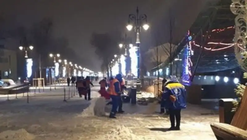 Акимат Алматы рассказал об уборке снега