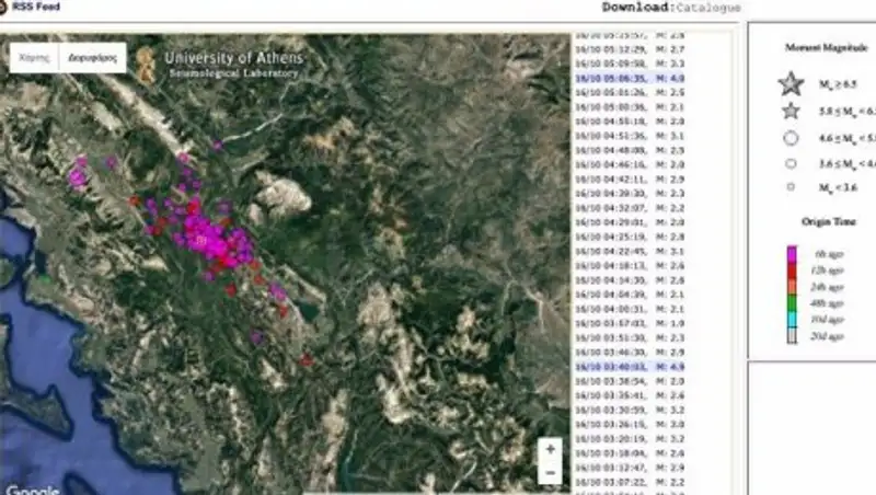 Землетрясение на севере Греции не вызвало серьезных разрушений