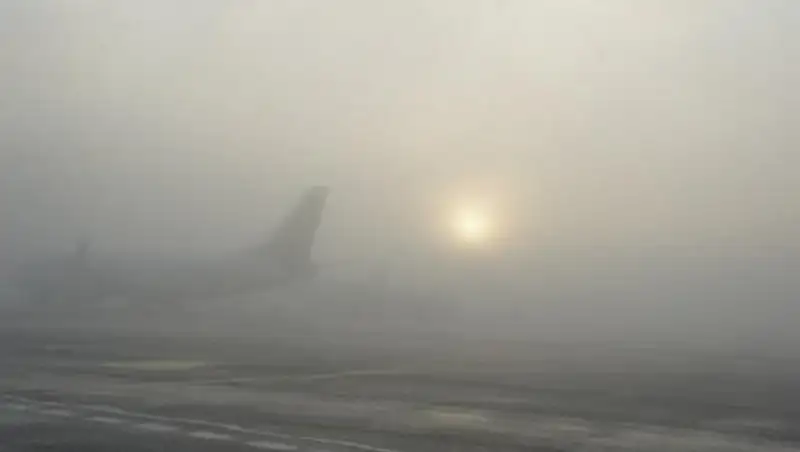 В аэропорту Алматы из-за тумана задерживаются 15 рейсов