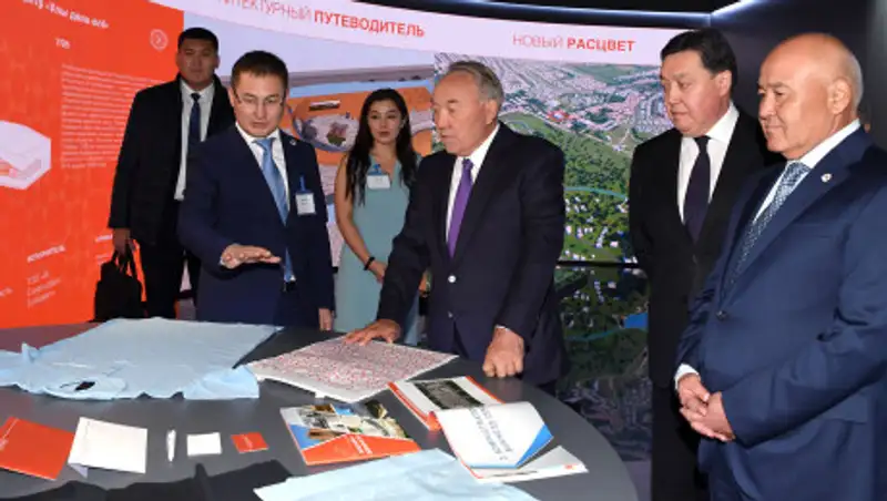 Елбасы продемонстрировали будущий облик Туркестана