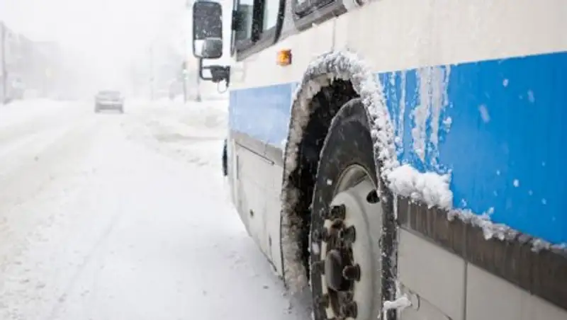 В Жамбылской области застряло около 80 автобусов с пассажирами