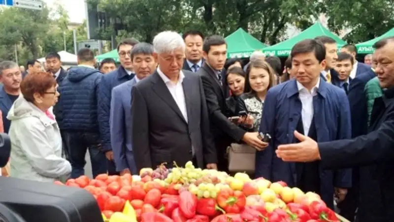 В Алматы прошла ярмарка продовольственных товаров из области 