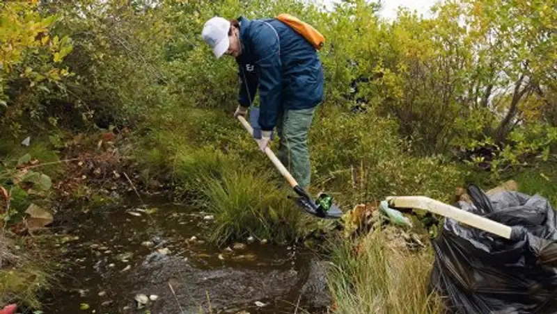 Ақмола облысында Жабай өзені тазартылып жатыр