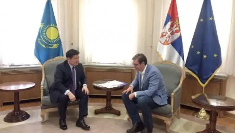 Глава Сербии принял посла Казахстана
