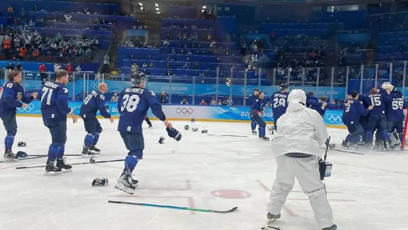 Хоккей Финал Пекин-2022, фото - Новости Zakon.kz от 20.02.2022 12:34
