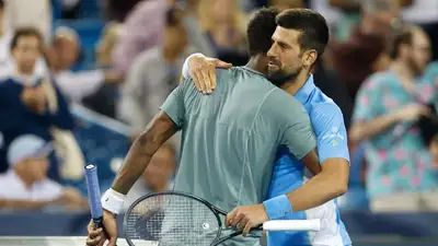 Новак Джокович установил рекорд по победным сериям в истории тенниса против Гаэля Монфиса, фото - Новости Zakon.kz от 18.08.2023 10:33
