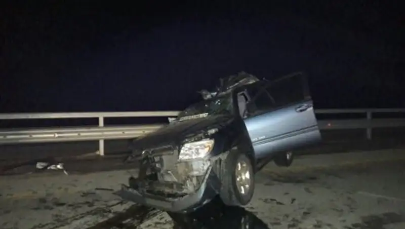 В страшном ДТП на Капчагайской трассе погибла женщина (18+)