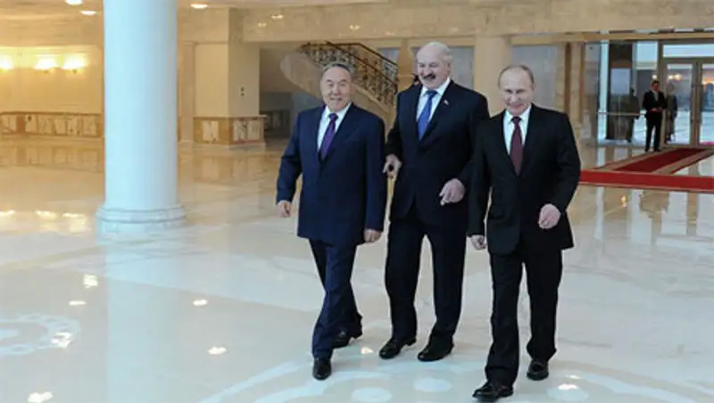 РФ, Белоруссия, Казахстан подписали заявление об участии Армении в интеграционном процессе, фото - Новости Zakon.kz от 25.10.2013 15:18