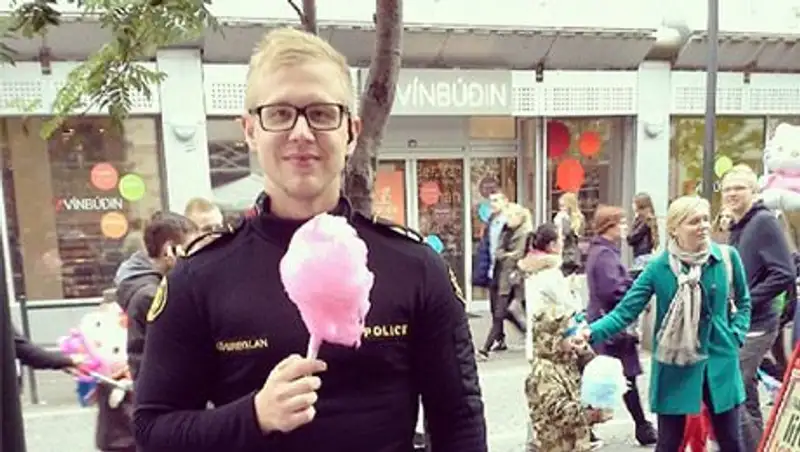 Полиция Исландии в Инстаграме