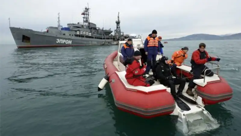 Останки почти всех погибших в катастрофе Ту-154 подняты на поверхность