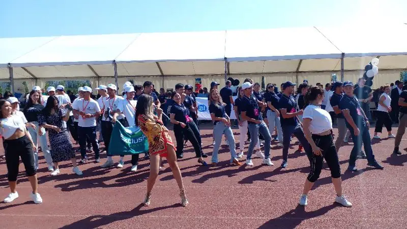 Строители Алматы провели разминку в стиле латино