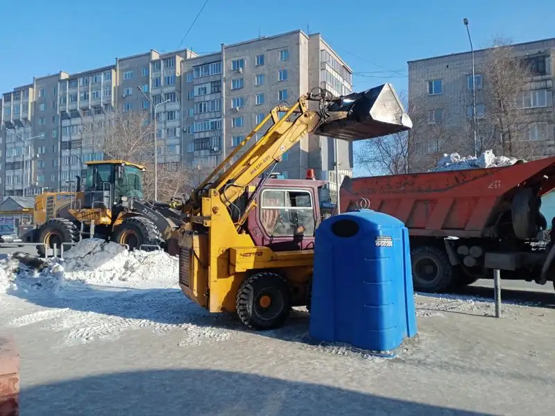 уборка снега , фото - Новости Zakon.kz от 19.01.2023 16:41