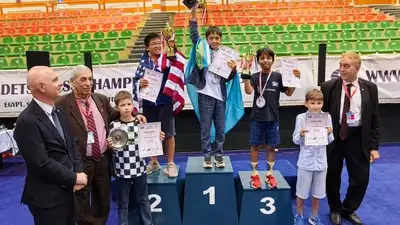 10-летний казахстанец стал чемпионом мира по шахматам среди кадетов, фото - Новости Zakon.kz от 27.10.2023 15:29