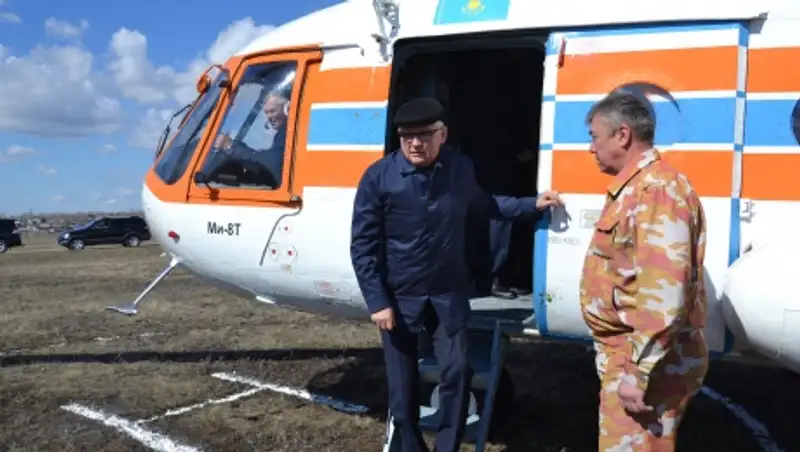 Подтопленные районы СКО осматривает правительственная комиссия