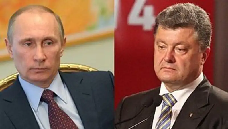 Путин и Порошенко обсудили инцидент с украинской БМП