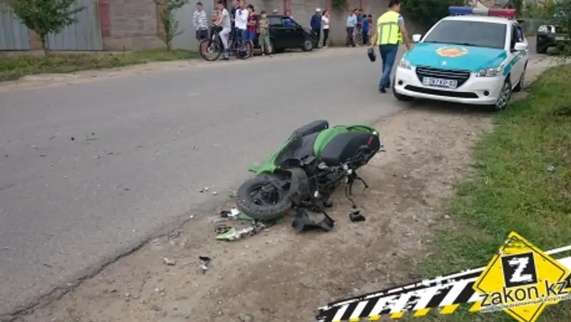 Смертельное ДТП в Алматы - погиб 52-летний водитель мопеда
