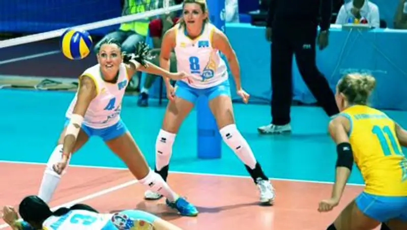 Волейболистки Казахстана стартовали с победы на этапе мирового гран-при