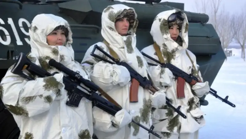 Военнослужащие Сухопутных войск ВС РК принимают участие в конкурсе «Батыр арулар»