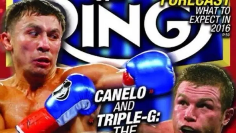 Геннадия Головкина поместили на обложку журнала «The Ring» 