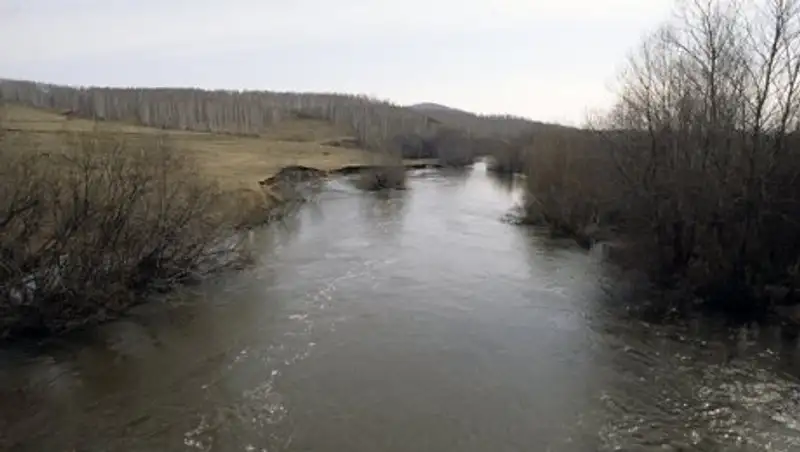 Река Малая Алматинка вышла из берегов